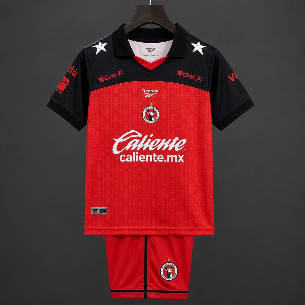 26/27 Kids Tijuana Home Red Jersey Kit