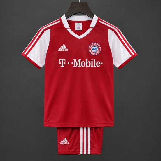Retro 03/04 Kids Bayern Munich Home Jersey