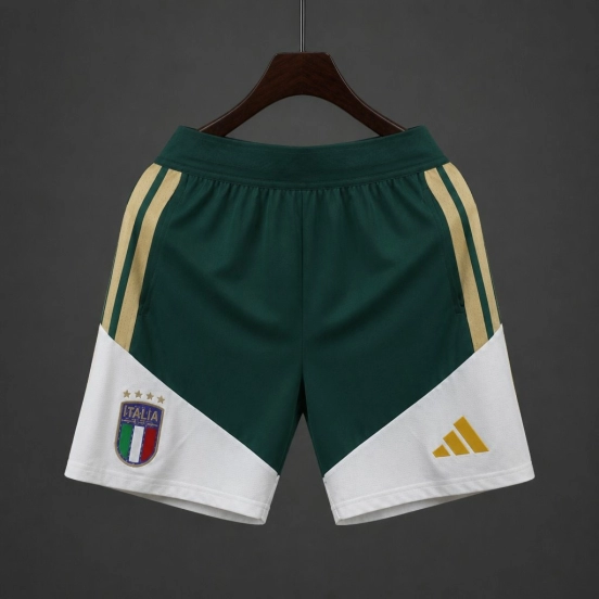 Player Version  2026 Italy National Team  Training Green Shorts