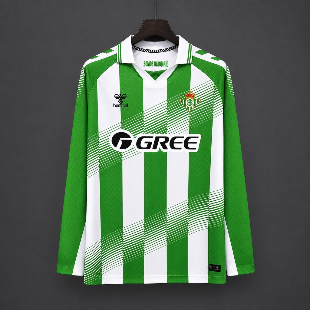 26/27 Real Betis Home Long Sleeve Green Jersey