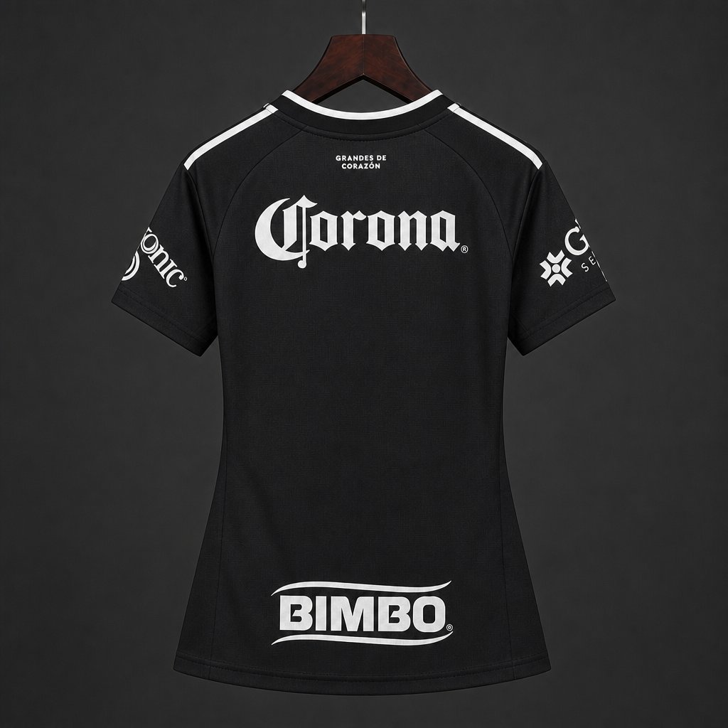 26/27 Women Club America Away Black Jersey